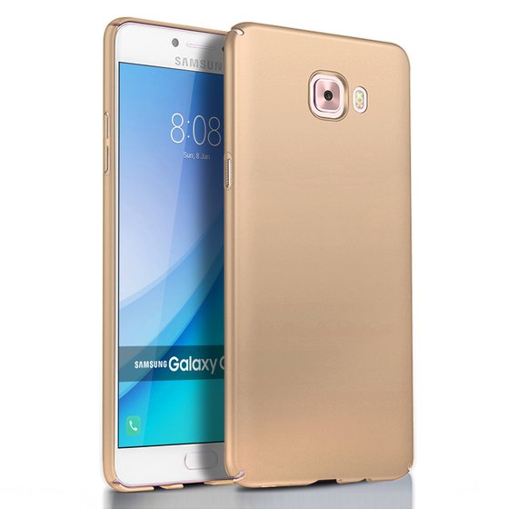 Microsonic Samsung Galaxy C5 Pro Kılıf Premium Slim Gold