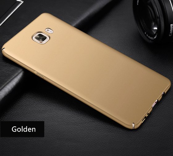 Microsonic Samsung Galaxy C5 Pro Kılıf Premium Slim Gold