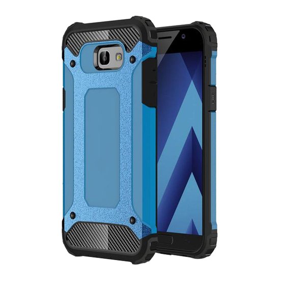 Microsonic Samsung Galaxy A3 2017 Kılıf Rugged Armor Mavi