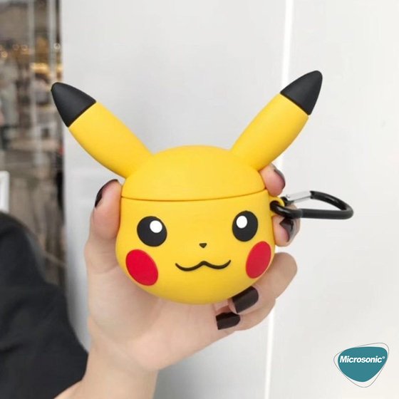 Microsonic Apple AirPods 1. Nesil / 2. Nesil Kılıf Pikachu