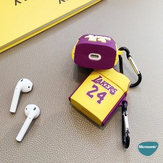 Microsonic Apple AirPods 1. Nesil / 2. Nesil Kılıf Lakers