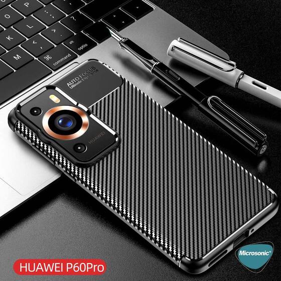 Microsonic Huawei P60 Pro Kılıf Legion Series Siyah