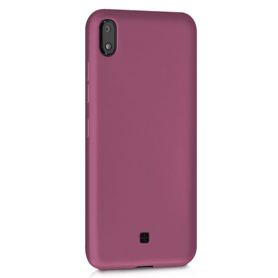 Microsonic Matte Silicone LG K20 2019 Kılıf Mor