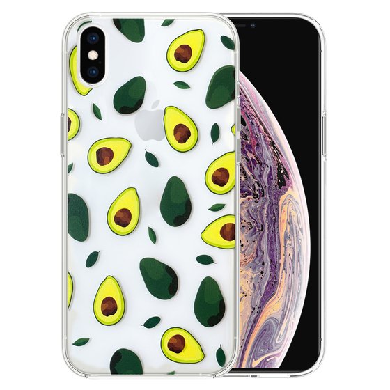 Microsonic iPhone X Desenli Kılıf Avakado