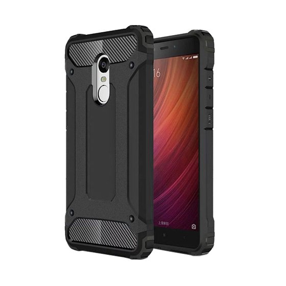 Microsonic Xiaomi Redmi Note 4X Kılıf Rugged Armor Siyah