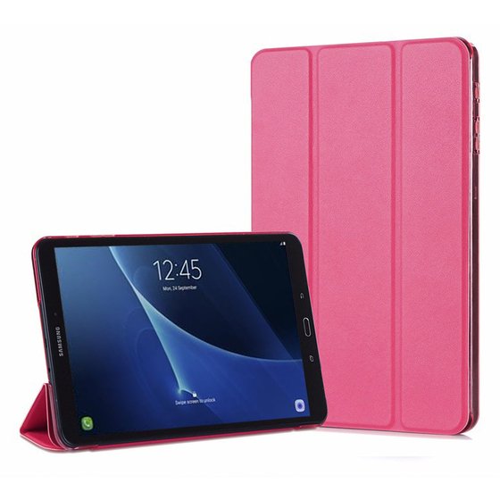 Microsonic Samsung Galaxy Tab A 10.1'' T580 Smart Case ve arka Kılıf Pembe