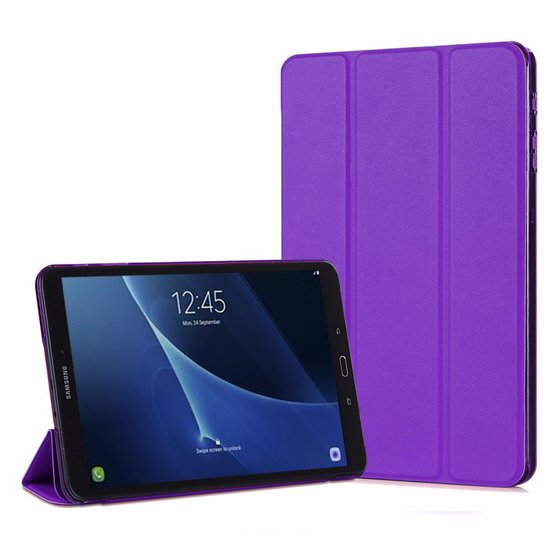 Microsonic Samsung Galaxy Tab A 10.1'' T580 Smart Case ve arka Kılıf Mor