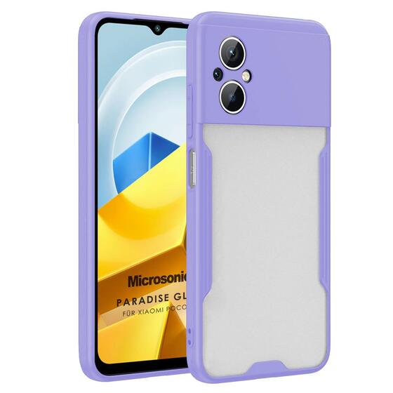 Microsonic Xiaomi Poco M5 Kılıf Paradise Glow Lila