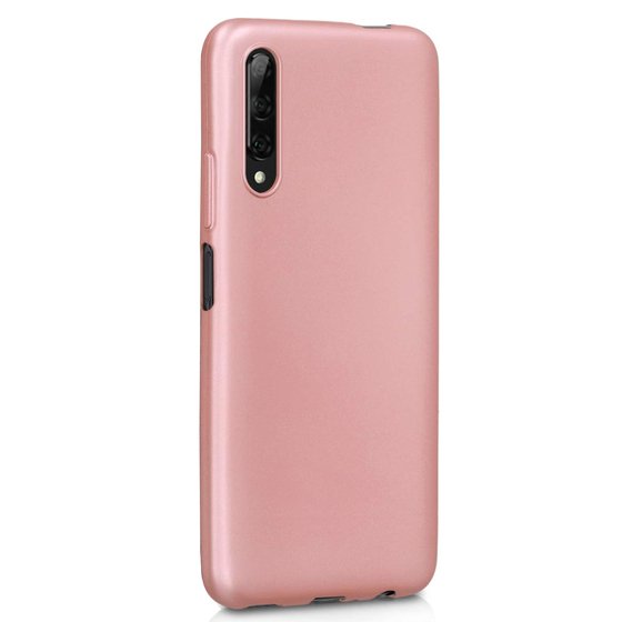 Microsonic Matte Silicone Huawei P Smart Pro Kılıf Rose Gold