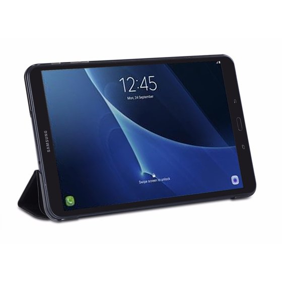 Microsonic Samsung Galaxy Tab A 10.1'' T580 Smart Case ve arka Kılıf Gümüş