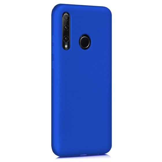 Microsonic Matte Silicone Huawei Honor 20 Lite Kılıf Mavi