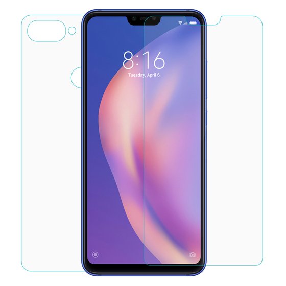 Microsonic Xiaomi Mi 8 Lite Ön + Arka Nano Cam Ekran koruyucu