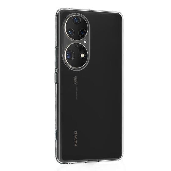 Microsonic Huawei P50 Pro Kılıf Transparent Soft Şeffaf