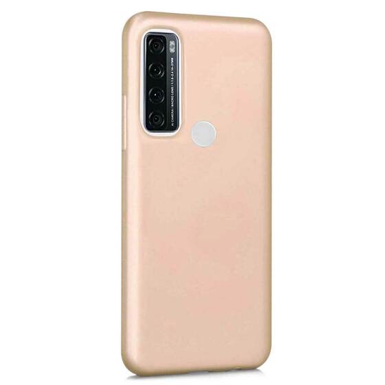 Microsonic Matte Silicone TCL 20 SE Kılıf Gold