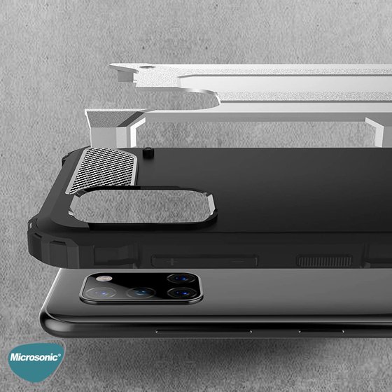 Microsonic Oppo Reno 5 5G Kılıf Rugged Armor Mavi