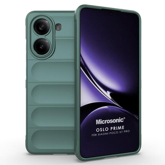Microsonic Xiaomi Poco X7 Pro Kılıf Oslo Prime Yeşil