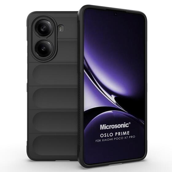 Microsonic Xiaomi Poco X7 Pro Kılıf Oslo Prime Siyah