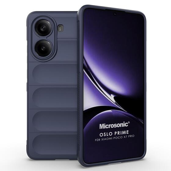Microsonic Xiaomi Poco X7 Pro Kılıf Oslo Prime Lacivert