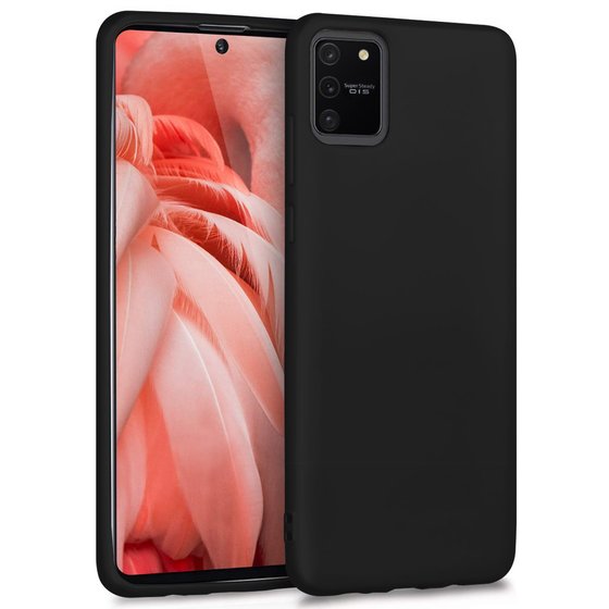 Microsonic Matte Silicone Samsung Galaxy A91 (S10 Lite) Kılıf Siyah