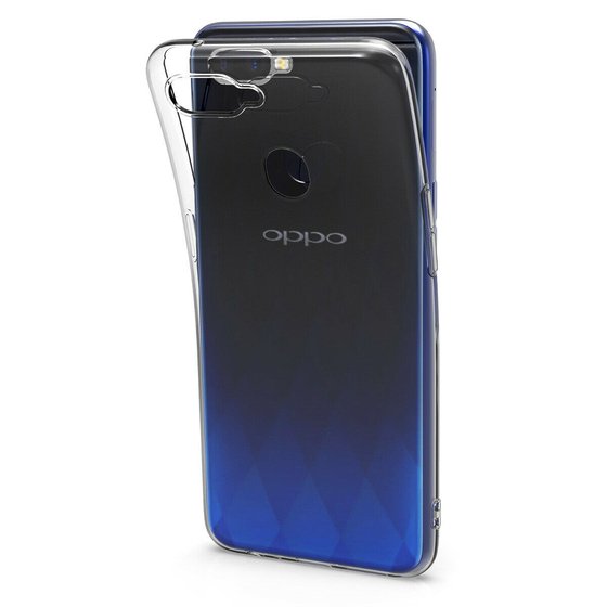 Microsonic Oppo F9 / F9 Pro Kılıf Transparent Soft Beyaz