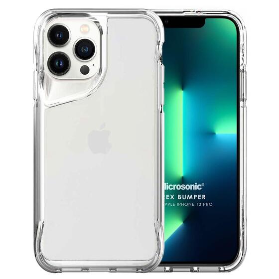 Microsonic Apple iPhone 13 Pro Kılıf Trex Bumper Şeffaf