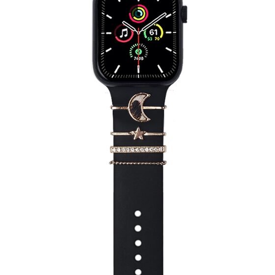 Microsonic Apple Watch Ultra Kordon Aksesuarı Crescent and Star Charm