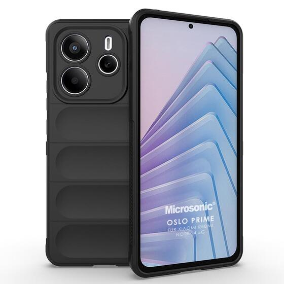 Microsonic Xiaomi Redmi Note 14 5G Kılıf Oslo Prime Siyah