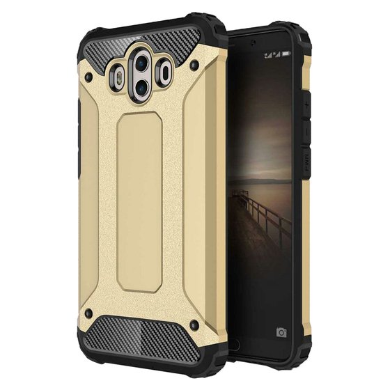 Microsonic Huawei Mate 10 Kılıf Rugged Armor Gold