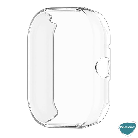 Microsonic Xiaomi Redmi Watch 5 Kılıf 360 Full Round Soft Silicone Şeffaf