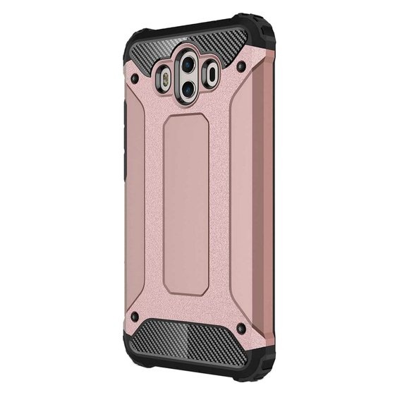 Microsonic Huawei Mate 10 Kılıf Rugged Armor Rose Gold