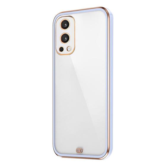 Microsonic OnePlus Nord 2 Kılıf Laser Plated Soft Lila