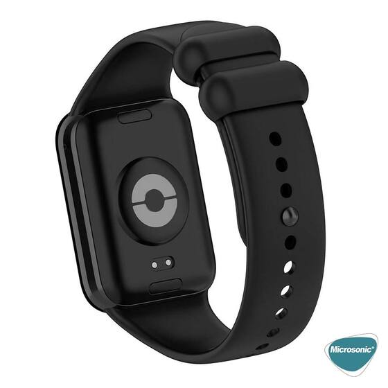 Microsonic Xiaomi Redmi Watch 5 Kordon Silicone Sport Band Siyah