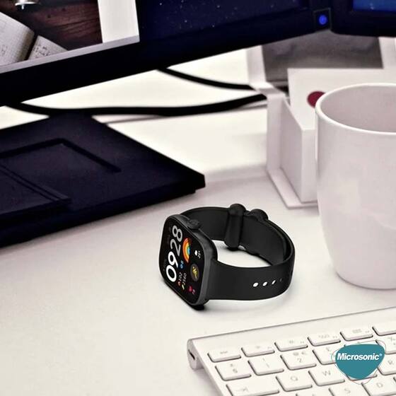 Microsonic Xiaomi Redmi Watch 5 Kordon Silicone Sport Band Siyah