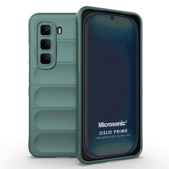 Microsonic Infinix Hot 50 Pro 4G Kılıf Oslo Prime Yeşil