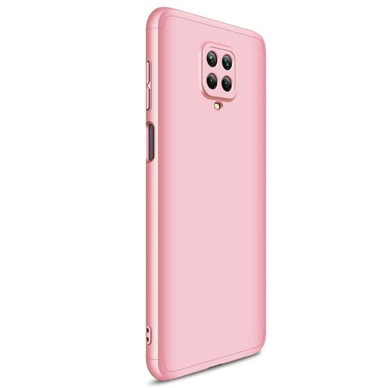 Microsonic Xiaomi Redmi Note 9S Kılıf Double Dip 360 Protective Rose Gold