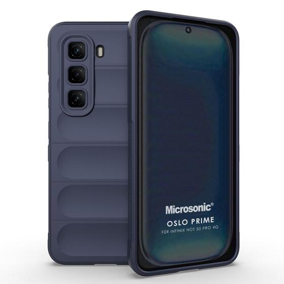 Microsonic Infinix Hot 50 Pro 4G Kılıf Oslo Prime Lacivert