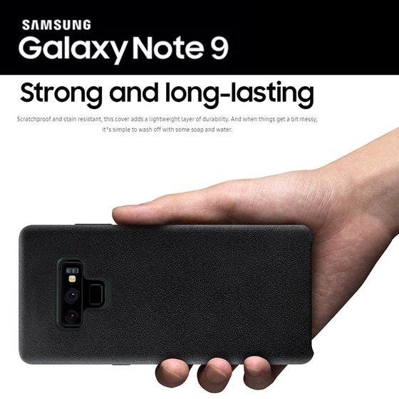 Microsonic Samsung Galaxy Note 9 Kılıf Alcantara Süet Açık Pembe