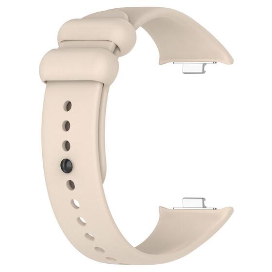 Microsonic Xiaomi Redmi Watch 5 Kordon Silicone Sport Band Bej