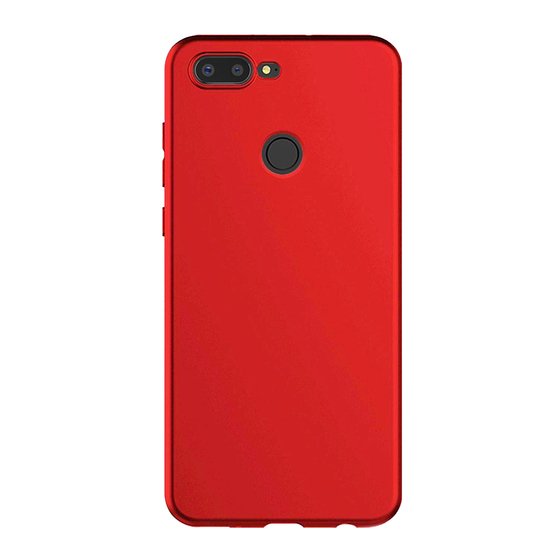 Microsonic Matte Silicone General Mobile GM9 Pro Kılıf Kırmızı