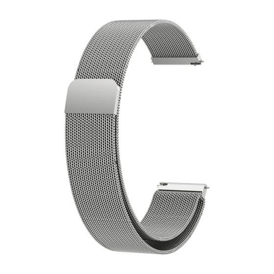 Microsonic Garmin Forerunner 265S Milanese Loop Kordon Gümüş