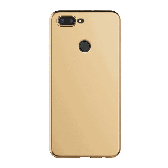 Microsonic Matte Silicone General Mobile GM9 Pro Kılıf Gold