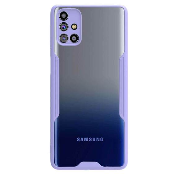 Microsonic Samsung Galaxy M31S Kılıf Paradise Glow Lila