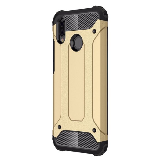 Microsonic Huawei P Smart 2019 Kılıf Rugged Armor Gold