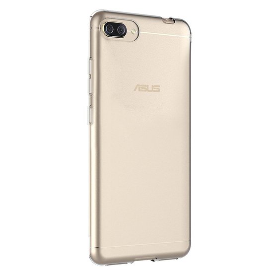 Microsonic Asus Zenfone 4 Max (5.5'') ZC554KL Kılıf Transparent Soft Beyaz