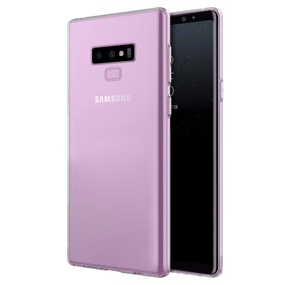 Microsonic Samsung Galaxy Note 9 Kılıf Transparent Soft Beyaz