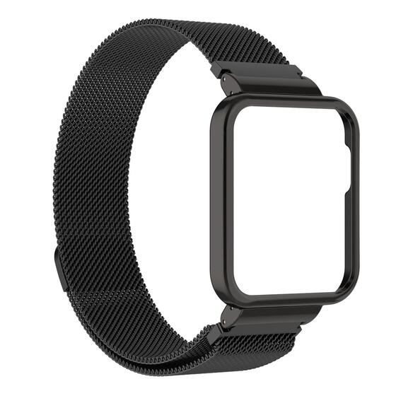 Microsonic Xiaomi Redmi Watch 2 Lite Milanese Loop Kordon Siyah