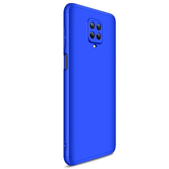 Microsonic Xiaomi Redmi Note 9 Pro Max Kılıf Double Dip 360 Protective Mavi