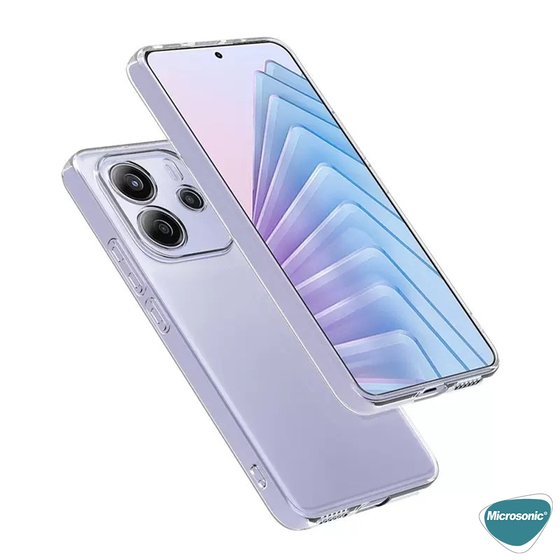 Microsonic Xiaomi Redmi Note 14 4G Kılıf Transparent Soft Şeffaf