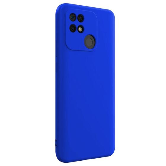 Microsonic Matte Silicone Xiaomi Poco C40 Kılıf Mavi