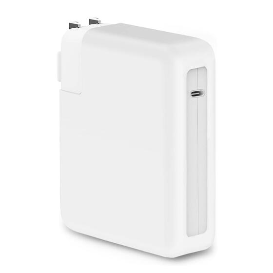 Microsonic Macbook Şarj Adaptör Kılıf (85W-87W-96W) Matte Silicone Beyaz